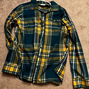 LLBEAN women’s plaid button down